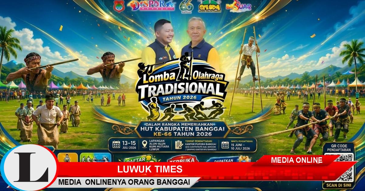 Lestarikan Warisan Budaya, Pemkab Banggai Gelar Festival Olahraga Tradisional dalam HUT ke-66
