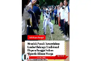 Peringati HUT ke-66 Banggai, Lomba Olahraga Tradisional Sukses Sedot Perhatian Ribuan Warga