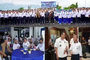 Perkuat Sinergi, Pemko Pariaman Gelar Olahraga Bersama Kodaeral II Padang
