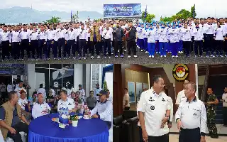 Perkuat Sinergi, Pemko Pariaman Gelar Olahraga Bersama Kodaeral II Padang