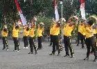 Jaga Kebugaran demi Pelayanan Publik Optimal, Personel Polresta Serang Kota Gelar Olahraga Bersama