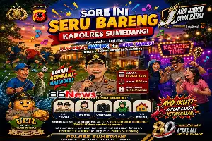 Rayakan Hari Bhayangkara ke-80, Kapolres Sumedang Ajak Masyarakat Silaturahmi Santai lewat Mancing dan Karaoke