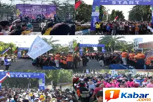 Peringatan HUT ke-80 Deli Serdang dan HUT ke-26 APKASI: Ribuan Warga Semarakkan Fun Walk