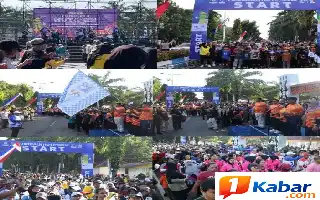 Peringatan HUT ke-80 Deli Serdang dan HUT ke-26 APKASI: Ribuan Warga Semarakkan Fun Walk