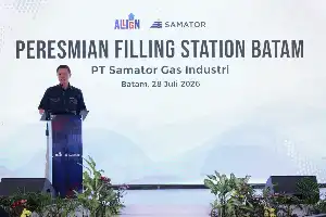 Perkuat Rantai Pasok Industri Batam, Samator Resmikan Stasiun Pengisian Gas Digital