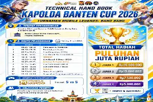 Polda Banten Gelar Turnamen Esports Mobile Legends untuk Semarakkan Hari Bhayangkara ke-80