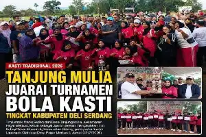Tim Lemak Manis Tanjung Mulia Sabet Juara Pertama Festival Kasti Deli Serdang 2026