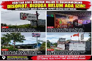 Operasional Tempat Hiburan Malam Tanpa Izin Resahkan Warga Siborongborong, Pemkab Taput Didesak Bertindak Tegas