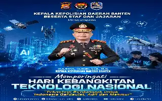 Peringati Hakteknas, Kapolda Banten Tekankan Peran Teknologi dalam Mewujudkan Kesejahteraan Nasional