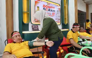 Rayakan HUT RI ke-81, Polres Bengkulu Utara Pererat Kebersamaan Lewat Olahraga dan Aksi Sosial