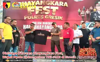 Sinergi TNI-Polri Perkuat Solidaritas dalam Perayaan Bhayangkara Fest di Gresik