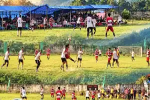 Brace Razi Antar Sakura FC A Bungkam Muda Raja FC di Ajang MANIS CUP 1