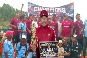 Cobra FC Rengkuh Trofi Juara MANIS CUP I, Anggota DPRK Aceh Selatan Dorong Pembinaan Bibit Muda