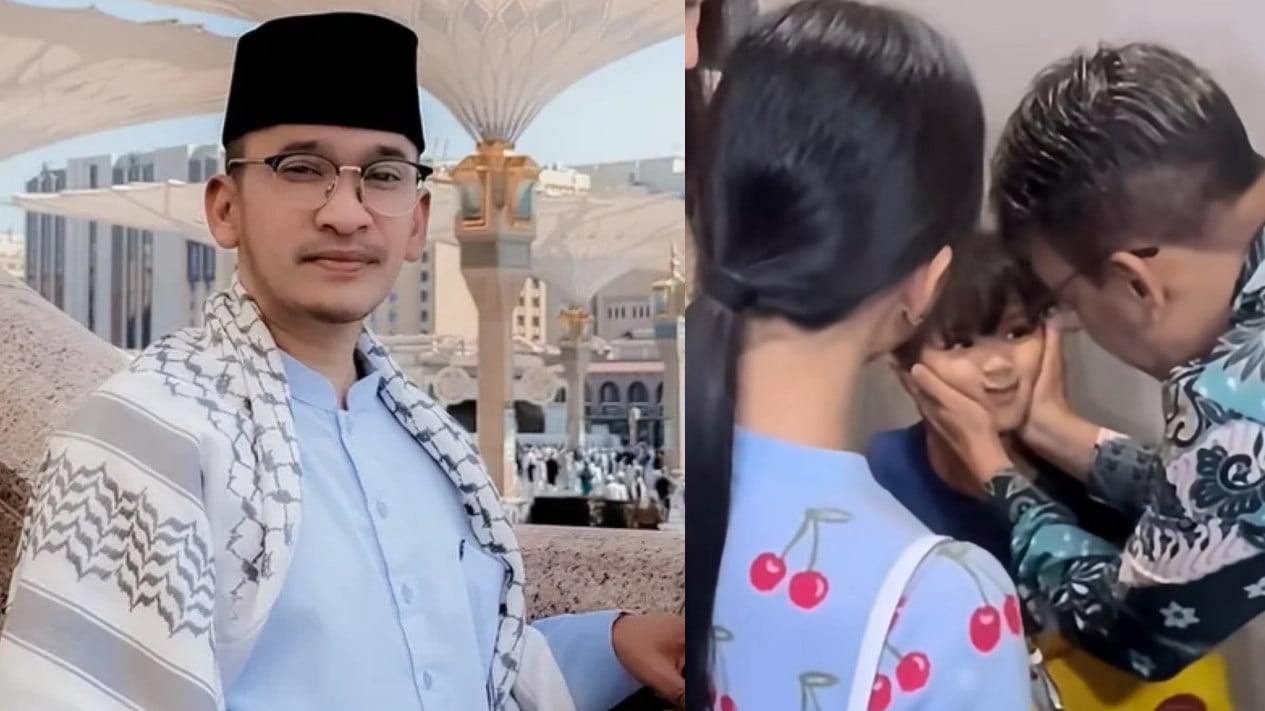 Video Ruben Onsu Bertemu Anak Sebelum Umrah Jadi Perbincangan, Warganet Soroti Ekspresi Thania