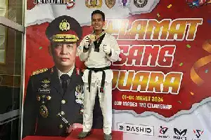 Mahasiswa UGM Raih Dua Medali Perak dalam Kejuaraan Nasional Taekwondo Kapolri Cup VII