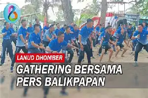 Pererat Solidaritas dan Jaga Kebugaran, Personel Lanud Dhomber Gelar Olahraga Voli Bersama