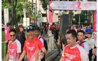 Peringati HUT ke-58, BPJS Kesehatan Gelar Fun Run di Kawasan Gelora Bung Karno
