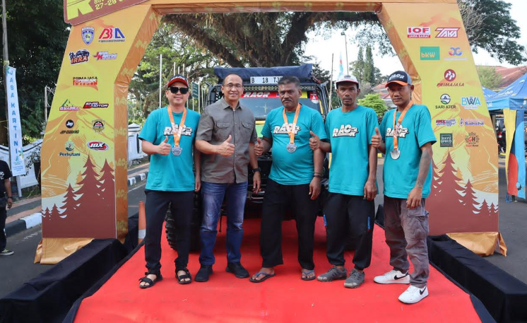 Polres Subang Kawal Suksesnya Penutupan Ajang Otomotif ROAR Adventure Offroad