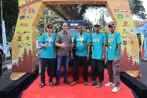 Polres Subang Kawal Suksesnya Penutupan Ajang Otomotif ROAR Adventure Offroad