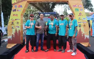 Polres Subang Kawal Suksesnya Penutupan Ajang Otomotif ROAR Adventure Offroad