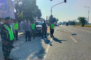 Polsek Balerejo Amankan Peringatan HUT PPAL ke-40 di Kediaman Yudo Margono
