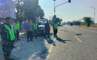 Polsek Balerejo Amankan Peringatan HUT PPAL ke-40 di Kediaman Yudo Margono