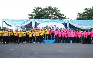 Kapolda Sumsel Pimpin Olahraga Bersama dan Aksi Penghijauan Sambut Hari Bhayangkara ke-80