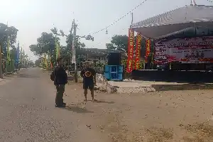 Antisipasi Gangguan Kamtibmas, Polsek Ponggok Perketat Pengawasan Hiburan Rakyat di Desa Karangbendo