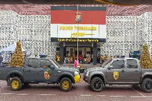 Polres Trenggalek Gelar Olahraga Bersama Hari Bhayangkara ke-80, Semarak Senam Aerobik hingga Pesta Durian