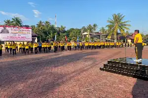 Polres Kupang Awali Olahraga Bersama Hari Bhayangkara ke-80 dengan Terapi USEFT