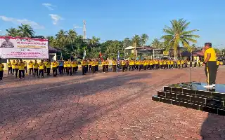 Polres Kupang Awali Olahraga Bersama Hari Bhayangkara ke-80 dengan Terapi USEFT