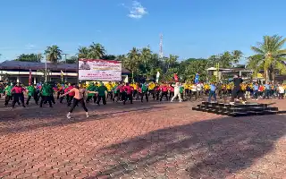 Peringatan Hari Bhayangkara ke-80, Polres Kupang Gelar Olahraga Bersama untuk Pererat Sinergitas