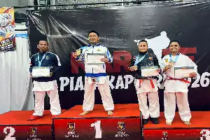 Brigadir Lutfi Permana Harumkan Polres Pandeglang dengan Medali Perunggu Karate di Pekan Olahraga Polri 2026