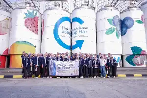 Tinjau Industri Pangan Modern, Mahasiswa Gizi UAI Pelajari Otomasi Produksi Susu di PT Mengniu Dairy