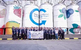 Tinjau Industri Pangan Modern, Mahasiswa Gizi UAI Pelajari Otomasi Produksi Susu di PT Mengniu Dairy