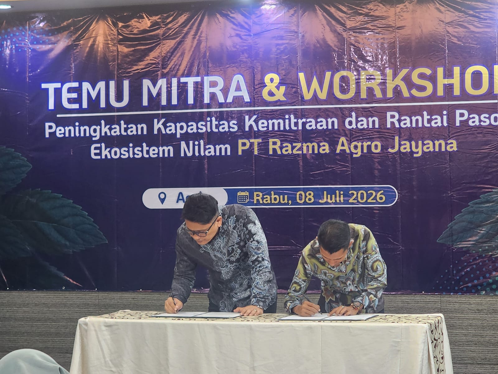 Dorong Hilirisasi Minyak Atsiri, Universitas Samudra Gandeng PT Razma Agro Jayana Kembangkan Nilam