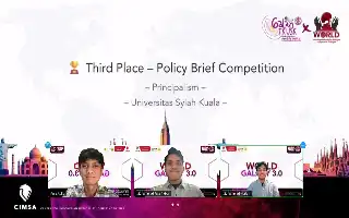 Inovasi Pembiayaan Kesehatan Pengungsi Bawa Mahasiswa FK USK Raih Prestasi Dunia