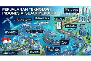 Pasang Surut Teknologi Indonesia: Dari Satelit Palapa hingga Ambisi Rantai Pasok Baterai Global