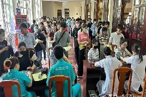 Aksi Kemanusiaan di Phu Tho: Hampir 1.000 Pekerja Berpartisipasi dalam Donor Darah Korporasi