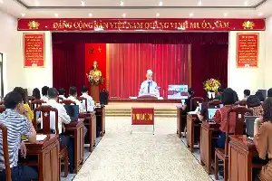 Perkuat Kapasitas Kader, Lao Cai Ikuti Konferensi Nasional Bidang Propaganda dan Mobilisasi Massa
