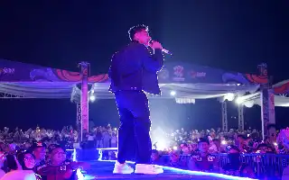 Sambut HUT ke-23, Penampilan Juan Reza Membius Ribuan Masyarakat Luwu Timur
