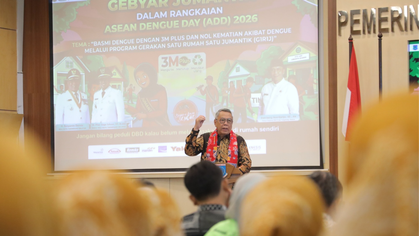 Tangsel Pertahankan Nol Kematian DBD, Benyamin Dorong Jumantik Jadi Kebiasaan Warga