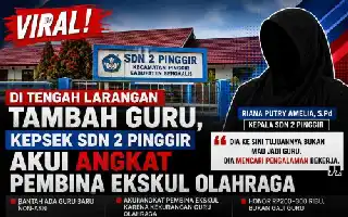 Sikapi Isu Rekrutmen Guru Baru, Kepala SDN 2 Pinggir Tegaskan Hanya Tunjuk Pembina Ekskul Olahraga