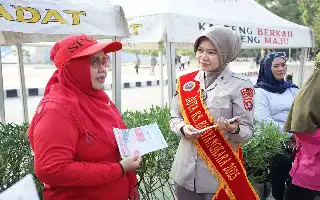 Sambut HUT RI ke-81, Rumkit Bhayangkara Palangka Raya Gelar Layanan Kesehatan Gratis di Area CFD