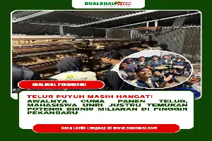Sinergi Akademisi dan Warga, Mahasiswa KKN FISIP Unri Pelajari Ekosistem Ekonomi Puyuh di Pekanbaru