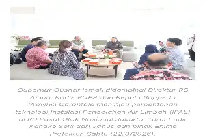 Adopsi Teknologi Jepang, Gorontalo Siapkan Sistem Pengolahan Limbah Rumah Sakit Ramah Lingkungan