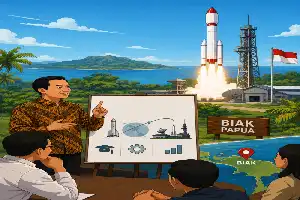 Gita Wirjawan Usulkan Biak Papua Jadi Pusat Pengembangan Teknologi Roket Antariksa