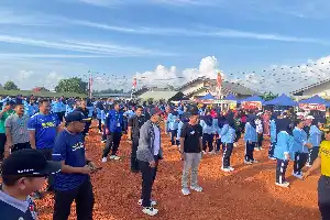 Pererat Sinergi, BRI Tanjungpinang Sukseskan Donor Darah dan Olahraga Bersama HUT ke-68 Lanud RHF