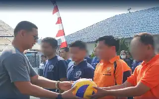 Meriahkan HUT Ke-81 RI, Rutan Palangka Raya Gelar Pekan Olahraga Bagi Petugas dan Warga Binaan