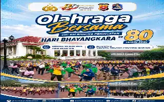 Polda Banten Gelar Gebyar Olahraga Bersama Rakyat Sambut Hari Bhayangkara ke-80